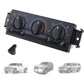 Air Conditioning Climate Control Module Panel FIT 1999-2002 Chevrolet Silverado, Suburban, GMC Sierra, Yukon – Direct Replacement, OE 599-218