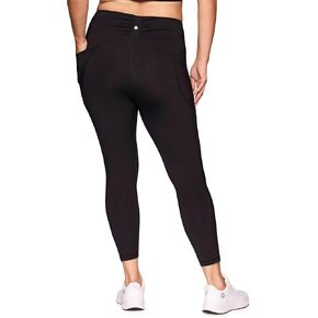 RBX Women's Plus Size Workout Legging, Full Length Legging for Women Ruched High Waist Squat Proof Yoga Tights with Pockets