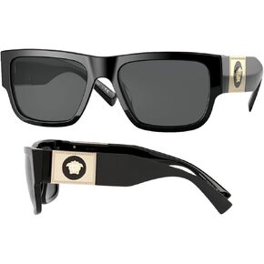 Versace VE4406 MEDUSA RECTANGLE Shape Sunglasses with eSHADES Luxury Eyewear kit Bundle