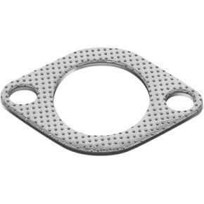 DNA Motoring GKT-A-56MM-2 High Temp 2-Bolt Stainless Steel Reinforced Graphite Core Flanged Exhaust Pipes Gasket,56mm ID Hole