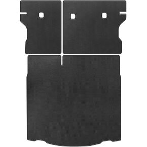 Cargo Liner & Backrest Mat Fit for 2022 2023 2024 2025 Toyota Corolla Cross FWD - All Weather Protection PU Leather Trunk Mat Back Seat Cover Protector - Leather Cargo Mat and Backrest Mat Accessories