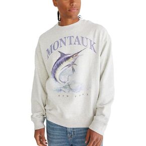 AEROPOSTALE Men's Popover Graphic Crew Neck Sweatshirt