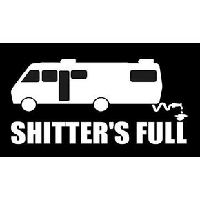 Sixtytwo24 Sheetters ملصق RV الكامل - شرس [أبيض] 5 "مضحك RV Camper Class A ملصق ، Griswold