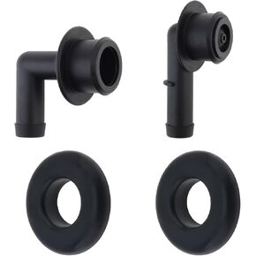 2 Pcs 53013360AA PCV Exhaust Elbow Valve with Grommet Set for Jeep Grand Cherokee 4.0L Engine 2000-2004