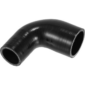 X AutoHaux 1 PCS 38-51mm 1.50 "-2.01" ID 90mm 3.54 "طول 90 درجة سوداء خرطوم سليمون خرطوم سودان عالمي