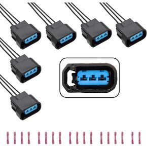 6 Pack Ignition Coil Connectors Wiring Harness Replacement for Acura RL TL TSX Honda Accord Crosstour Odyssey UF603