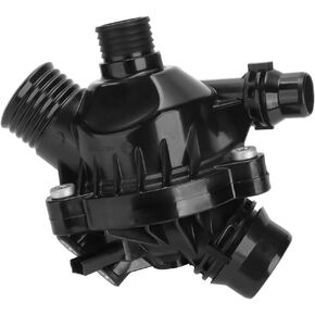 Engine Coolant Thermostat Housing Assembly - Compatible for BMW for BMW E60 E65 E90 E91 E92 - Replace Part 11537549476 11537536655