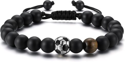 2025 Graduation Gifts for Him: Adjustable Baseball Football Soccer Bead Bracelet with Encourage Quote for Teen Boy - Graduation Gifts for Kindergarten/Middle School/High School/College Grads in Saudi Arabia