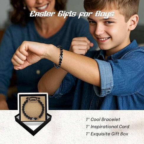 2025 Graduation Gifts for Him: Adjustable Baseball Football Soccer Bead Bracelet with Encourage Quote for Teen Boy - Graduation Gifts for Kindergarten/Middle School/High School/College Grads in Saudi Arabia