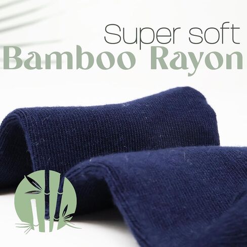 Womens Soft Bamboo Rayon Crew Socks Dress Seamless Toe Thin Socks 3-6 Pairs in Saudi Arabia