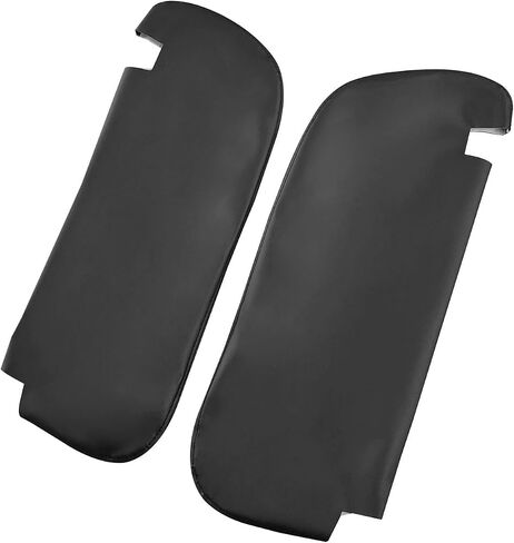 Car Sun Visor Cover Pitts fits Dodge Ram 1500 2500 1994-2001 Vinyl Leather ، Black in Kuwait