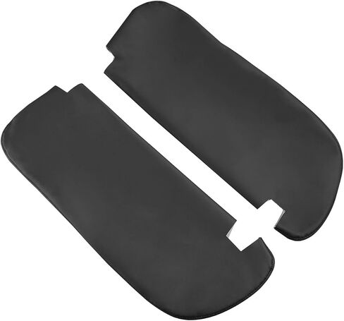 Car Sun Visor Cover Pitts fits Dodge Ram 1500 2500 1994-2001 Vinyl Leather ، Black in Kuwait