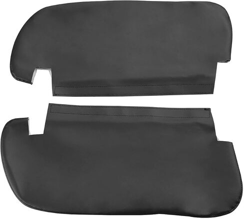 Car Sun Visor Cover Pitts fits Dodge Ram 1500 2500 1994-2001 Vinyl Leather ، Black in Kuwait