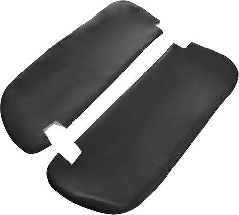 Car Sun Visor Cover Pitts fits Dodge Ram 1500 2500 1994-2001 Vinyl Leather ، Black in Kuwait