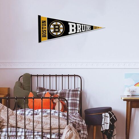 راية ديكور حائط من اللباد مقاس 30.48 سم × 76.2 سم من ريكو إندستريز NHL Hockey Anaheim Ducks Rally - رائعة للمنزل/غرفة النوم/ديكور كهف الرجل in Saudi Arabia