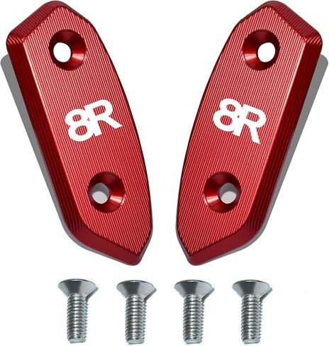 كتلة مرآة جانبية قبالة لوحات متوافقة مع سوزوكي GSX-8R 2024 2025 ، مصنوعة من سبيكة الألومنيوم CNC (أسود) in Kuwait