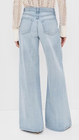 L'AGENCE Women's Beau T-Seam Wide Leg Jeans in Saudi Arabia