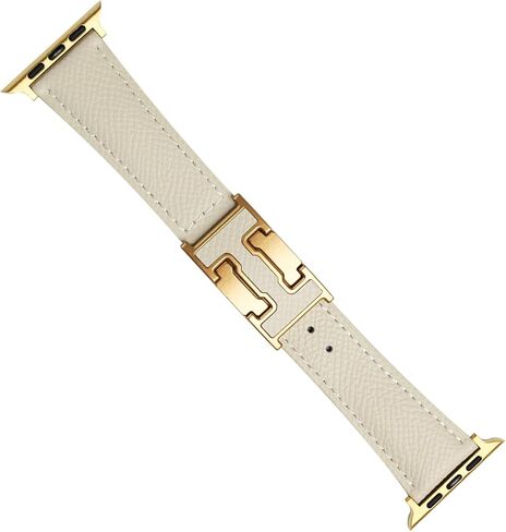 مصمم فرقة جلدية متوفرة مع Apple Watch 49MM46mm45mm4mm4mm41mm4mm 40mm38mm للنساء ، عصابات مشبك H المغناطيسية المتنقلة لـ IWatch Ultra 2/1/SE/Series 10/9/8/7/6/5/5/3/2/1 in Kuwait
