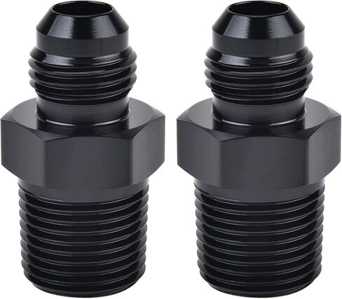 مستقيم 6an الذكور يضيء إلى 3/8 "محول أنبوب npt ملاءمة الألومنيوم in Saudi Arabia