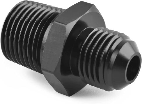 مستقيم 6an الذكور يضيء إلى 3/8 "محول أنبوب npt ملاءمة الألومنيوم in Saudi Arabia