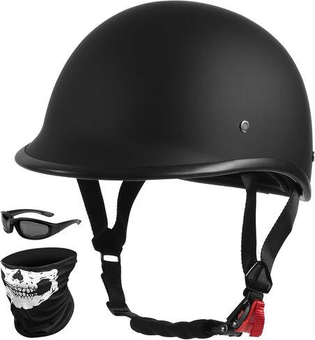 Motorcycle Half Face Helmet, Lightweight Vintage Half Helmet, DOT Certified, Unisex in Saudi Arabia