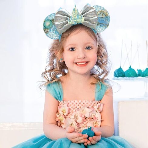 Mouse Ear Headband, Birthday Ears for Women Girls kids Adult, Princess Costume for Party Trip Parks CospLay Essentials in Saudi Arabia