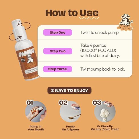 إنزيم اللاكتاز قطرات 2oz-نكهة لذيذة غير محفوظة-10000 وحدة FCC لتخفيف الألبان المتقنة-الجرعات القابلة للتخصيص لعدم التحول اللاكتوز-مضخة محمولة محمولة لوتس إلى القفل in Kuwait