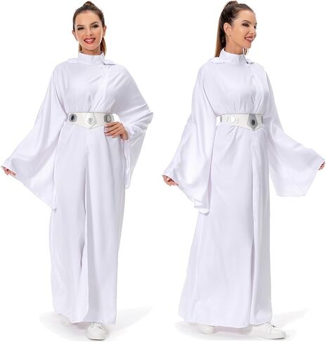 زي الأميرة Cosplay Costume White Dress Fricked Ret Retly Classic Deluxe Suit in Kuwait