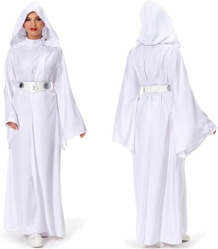 زي الأميرة Cosplay Costume White Dress Fricked Ret Retly Classic Deluxe Suit in Kuwait