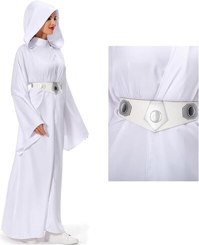 زي الأميرة Cosplay Costume White Dress Fricked Ret Retly Classic Deluxe Suit in Kuwait