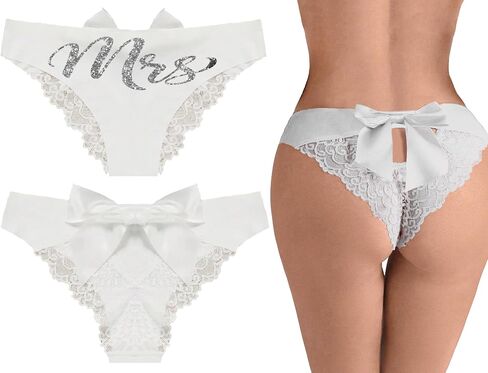 RhinestoneSash Bride Lingerie Wedding Set - Honeymoon Panties for Bride - Lingerie Shower Gift Ideas in Saudi Arabia