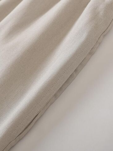 Weintee Women's Petite Wide Leg Linen Pants Lightweight Summer Pants in Kuwait