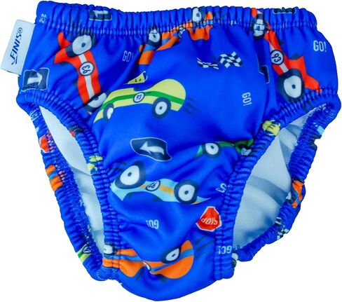 FINIS Swimming Diaper - Reusable Swim Diaper for Infants & Toddlers - Baby Swimming Essentials - UPF 50+ - Elastic Fit - Royal, 4T in Saudi Arabia