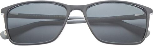 Ted Baker TMS204 Polarized Rectangular Sunglasses for Men, 56 mm, UV400 Protection in Saudi Arabia