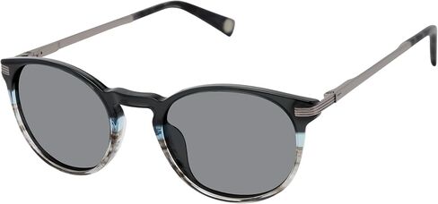 Ted Baker TMS203 Polarized Round Sunglasses for Men, 51 mm, UV400 Protection in Saudi Arabia