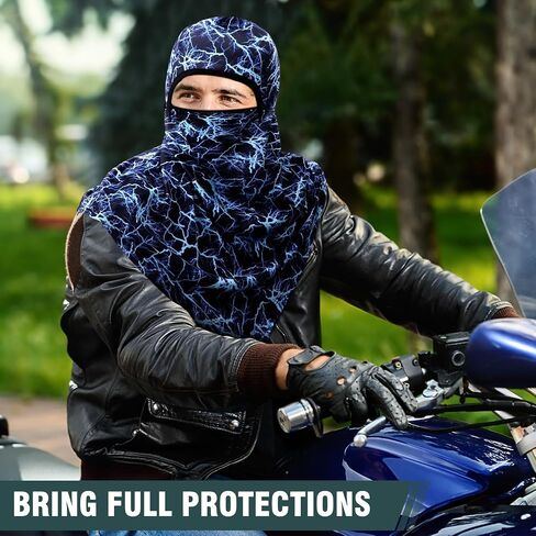 8 Pcs Balaclava Full Face Masks Summer Balaclava Long Face and Neck Cover Breathable Sun Protection for Men Women in Saudi Arabia