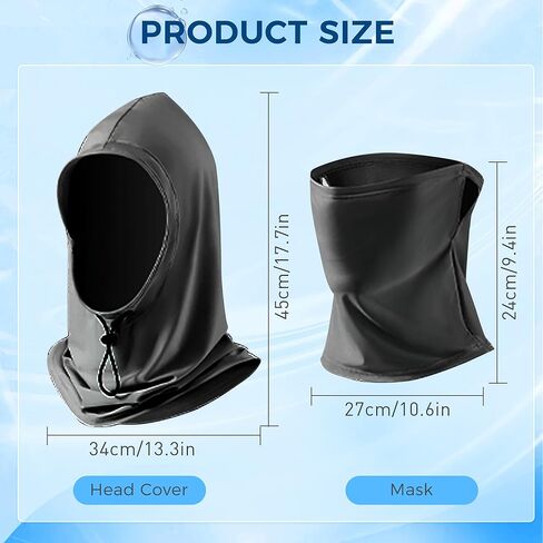Balaclava Face Mask - UV Protection Breathable Cooling Full Face Mask, Face Cover for Fishing Running Outdoor in Kuwait