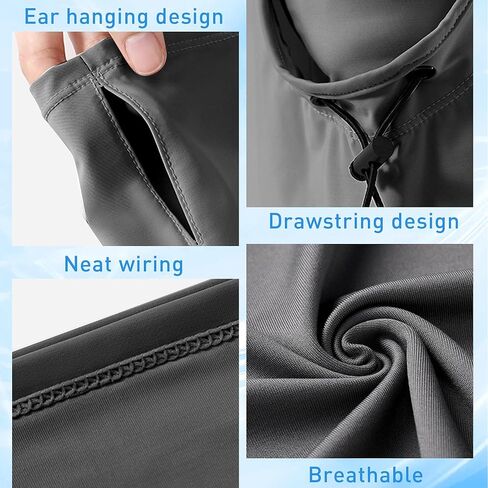 Balaclava Face Mask - UV Protection Breathable Cooling Full Face Mask, Face Cover for Fishing Running Outdoor in Kuwait