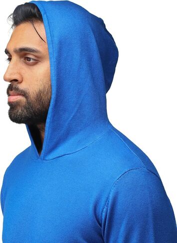 X RAY Mens Hoodies Long Sleeve Sweater for Fall, Basic Stretch Hooded Pullover Sweatshirts for Men in Saudi Arabia