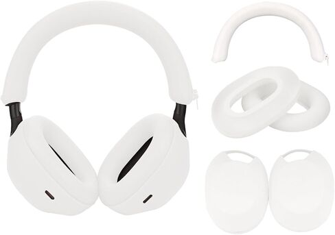 Adhiper XM5 Sweat Covers Accessories for Sony WH-1000XM5 - Black in Kuwait