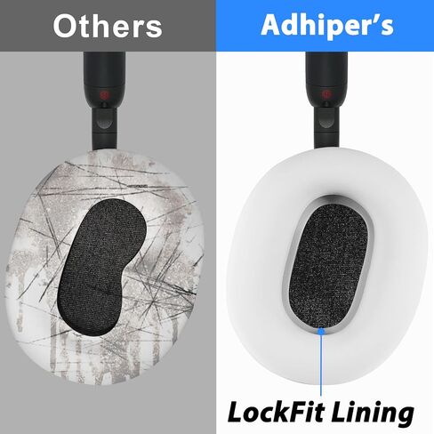 Adhiper XM5 Sweat Covers Accessories for Sony WH-1000XM5 - Black in Kuwait