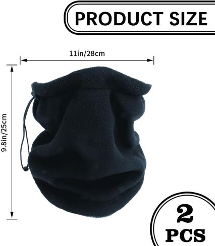 2pcs تدفئة الرقبة للنساء والرجال - صوف الرقبة من أجل الطقس البارد in Kuwait