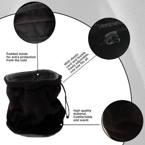 2pcs تدفئة الرقبة للنساء والرجال - صوف الرقبة من أجل الطقس البارد in Kuwait