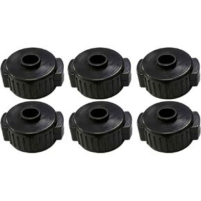 kingsea Black Plastic Cymbal Nuts, 8mm Quick-set Cymbal Nut for Percussion Drum Kit,quick release cymbal nuts,cymbal quick release, for Percussion Replacement Kitparts (12pack)