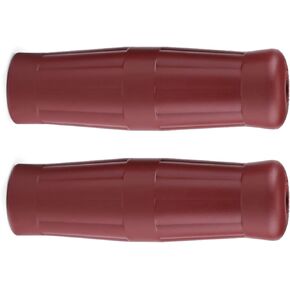 178 Rubber Motorcycle Handlebar Keenso Universal Antiskid Handlebars Vintage Classic Handlebar Hand Grips Bar, Coke Bottle Design