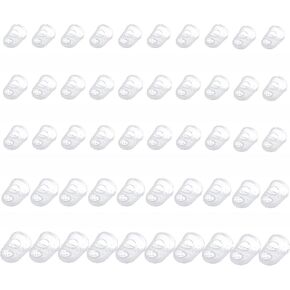 50Pcs Guitar Fingertip Protectors Finger Tips, 5 Sizes Silicone Finger Thimbles Grips, Anti-Slip Finger Covers Caps for Money Counting Paper Sorting Sewing knitting Guitar Playing (Clear)