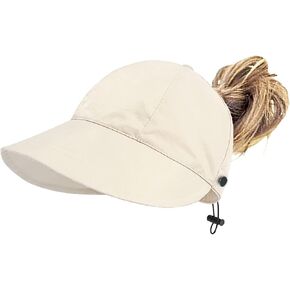 Muryobao Womens Ponytail Baseball Cap Summer Quick Drying Baseball Hat Soft UV Sun Protection Hat for Outdoor Sport Travel