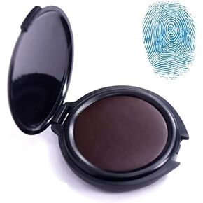 Fingerprint Ink Pad,Thumbprint Ink Pad Blue Ink Pad Black Ink pad Stamp pad Security ID Fingerprint Cards Law Enforcement Fingerprint Kit Stamp Pad for Notary Supplies Identification Security in Kuwait