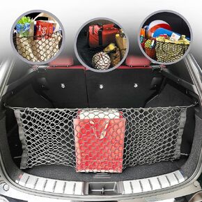 Envelope Style Automotive Elastic Trunk Mesh Cargo Net for Lexus NX 250 NX 350 NX 450 2022-2024 - Premium Trunk Organizer and Storage - Luggage Net for Crossover - Best Car Organizer for Lexus NX