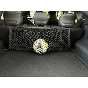 Envelope Style Automotive Trunk Mesh Cargo Net for Kia EV6 Light Wind GT-Line 2022-2024 - Premium Trunk Organizer and Storage - Luggage Net for Crossover - Best Car Organizer for Kia EV6